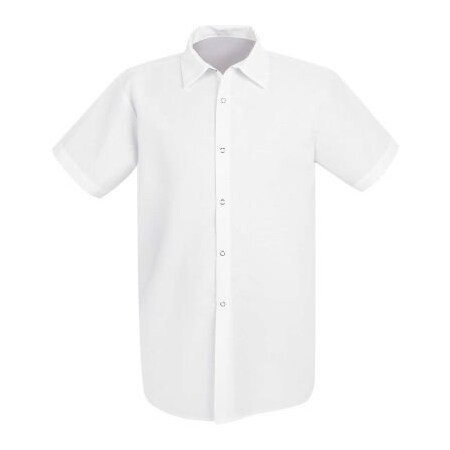 Vf Imagewear Chef Designs Long Cook Shirt, White, Spun Polyester Poplin, XL 5050WHSSXL